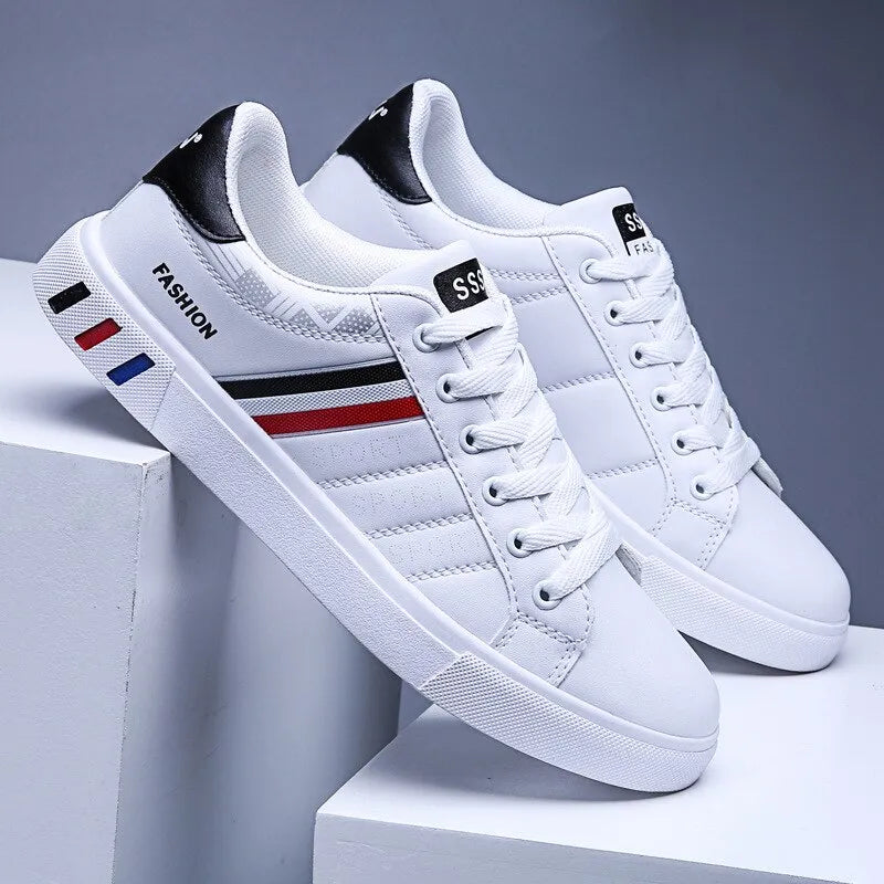 New Casual Shoes Large Men's Board Shoes Breathable Small White Shoes Sneakers Low Top Shoes Four Seasons Popular Versatile