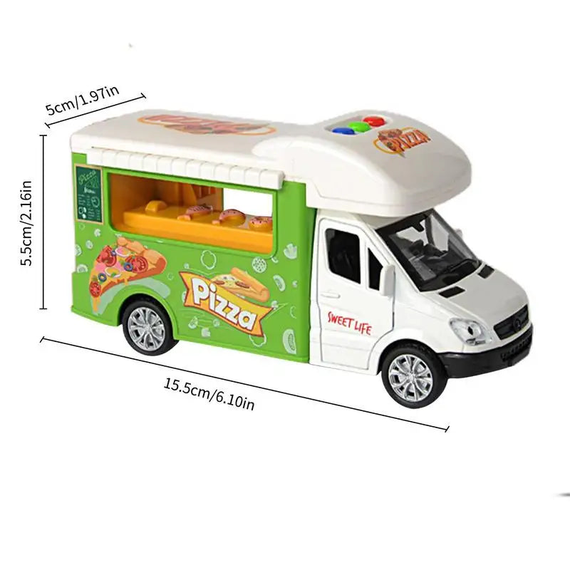 Ice Cream Car Modle Pretend Play Toys Cart House Brain Activity Early Education Game Kids Montessori Toy Childrens Birthday Gift