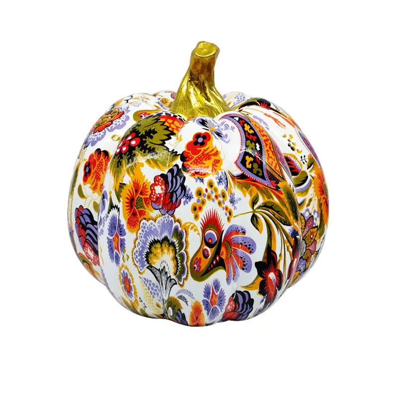 Nordic Creative Colorful Pumpkin Ornament Modern Light Luxury Home Living Room TV Cabinet Desktop Model Room Soft Decorations